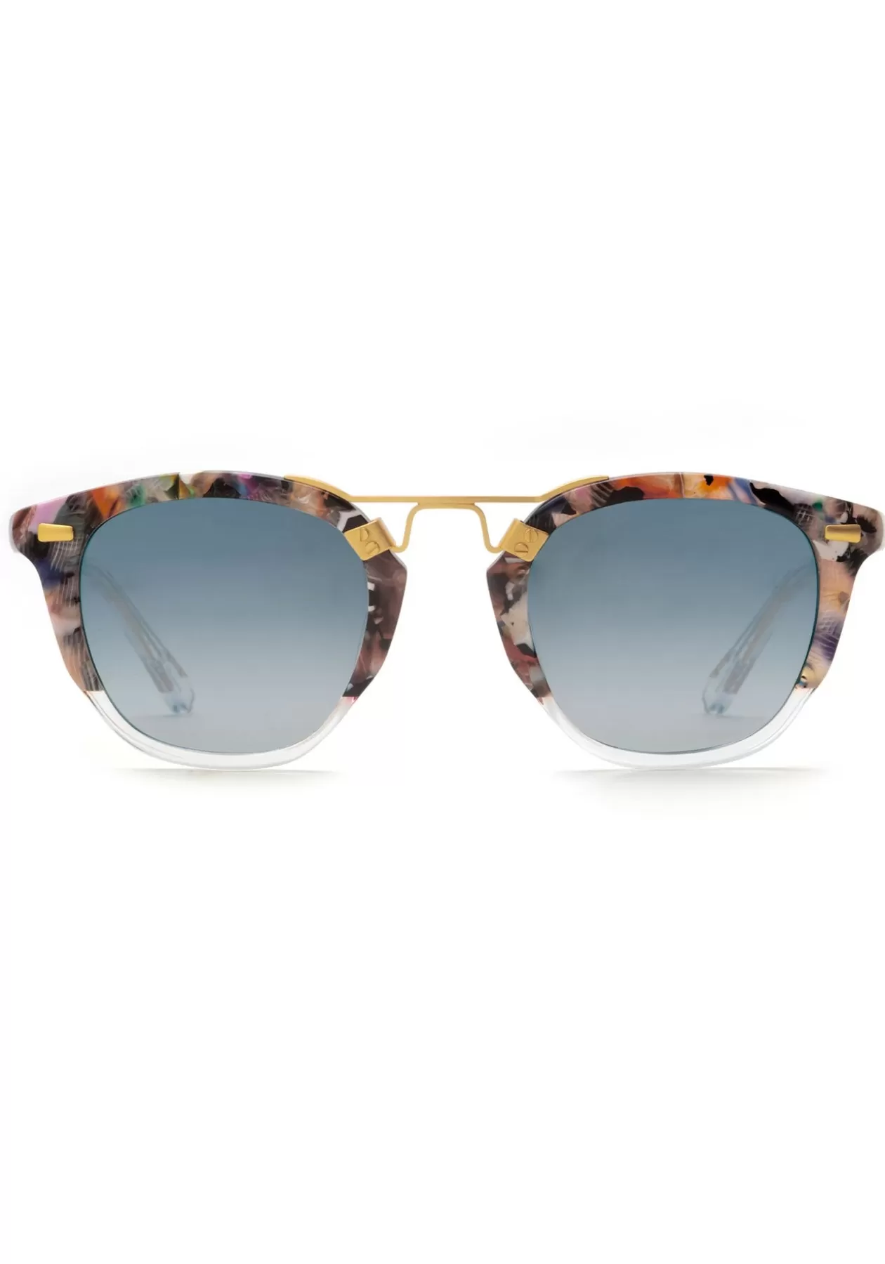 Beau | Capri To Crystal 24K Mirrored-Sunglasses | KREWE Fashion