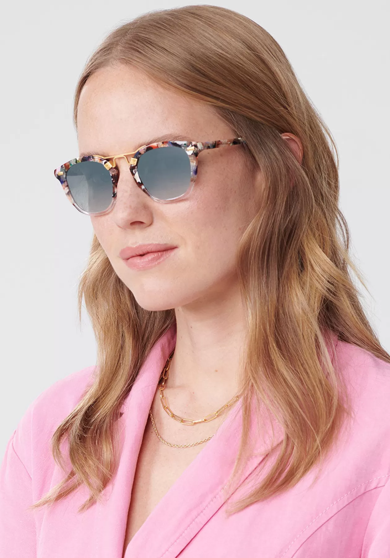 Beau | Capri To Crystal 24K Mirrored-Sunglasses | KREWE Fashion