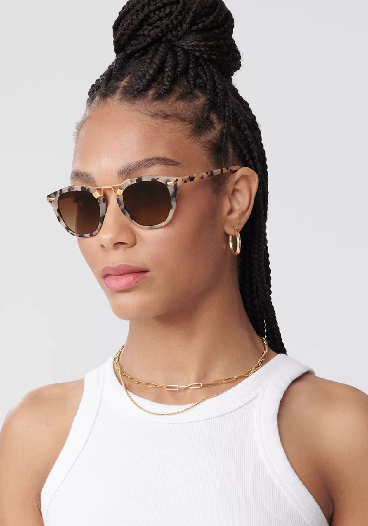 Beau | Matte Oyster 24K Polarized | KREWE Flash Sale