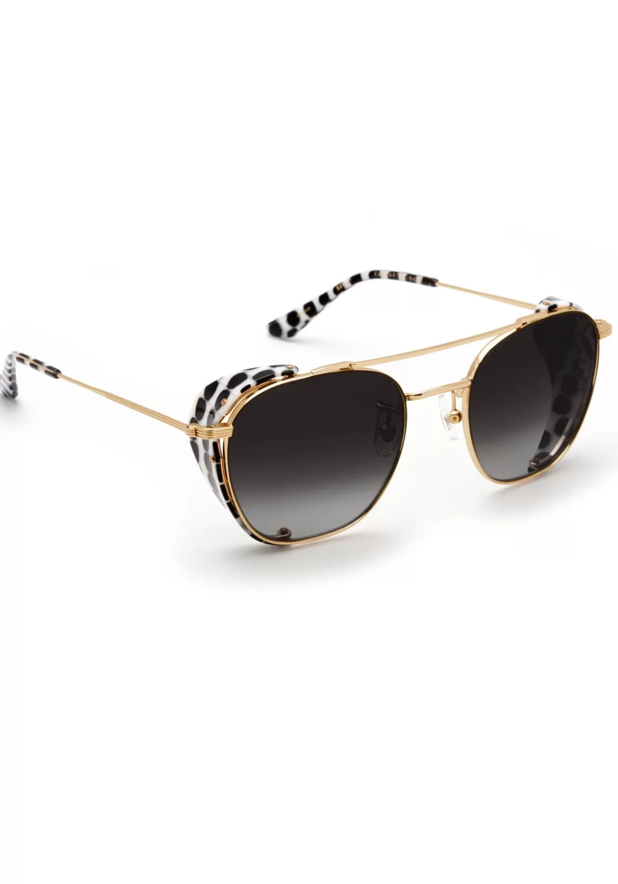 Earhart Blinker | Matte Black + 24K Domino | KREWE Best